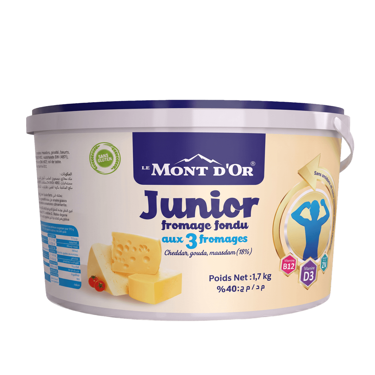 Junior Fromage Fondu aux 3 Fromages